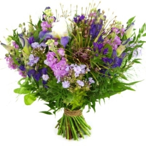 Father's Day field bouquet (Field bouquet blue purple lilac bouncy)